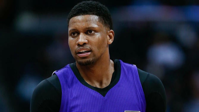 Rudy Gay with the Sacramento Kings