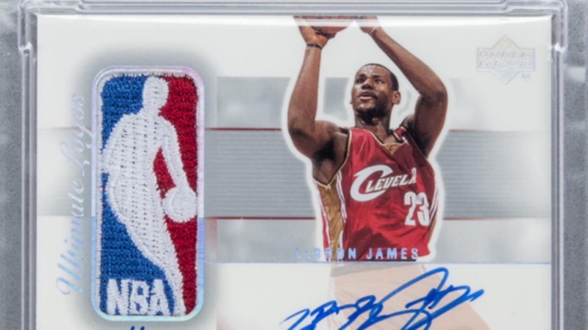 Sold at Auction: 2 Rare LEBRON JAMES Custom Rookie Basketball