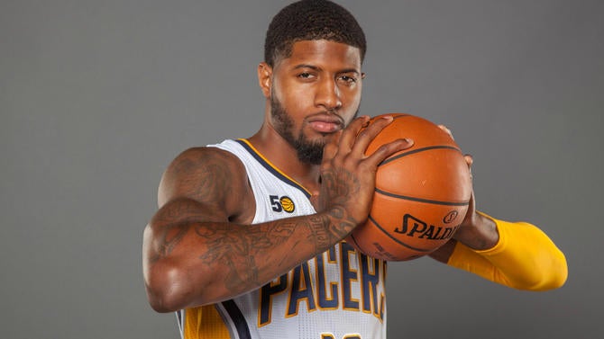 Paul George at media day