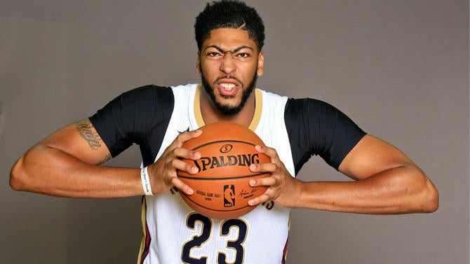 Anthony Davis at media day