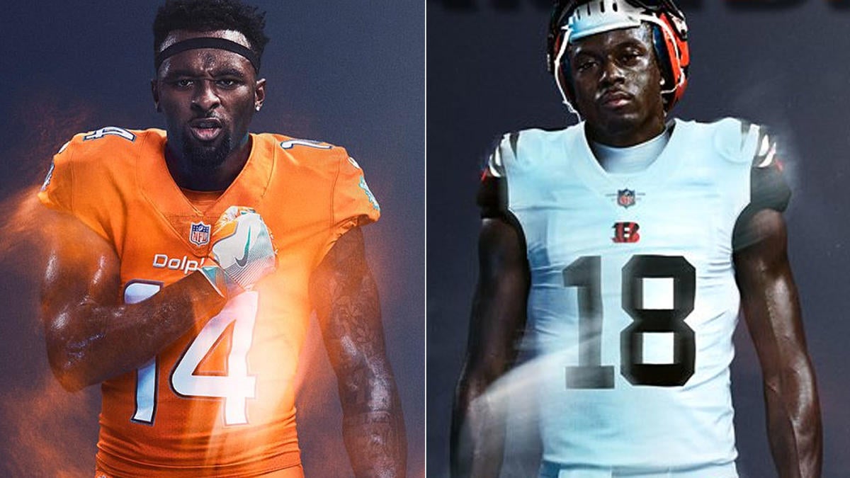 miami dolphins color rush jersey