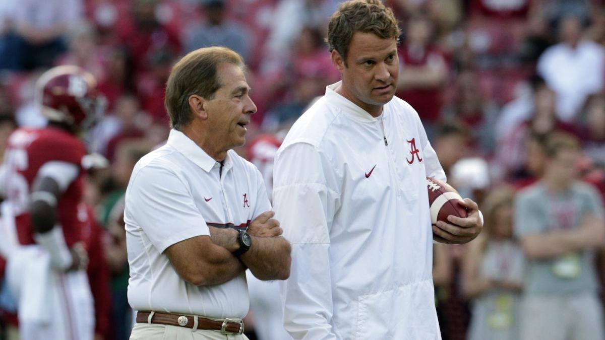 Nick Saban responds after Lane Kiffin says 'elderly' Alabama coach couldn't cover him on the field