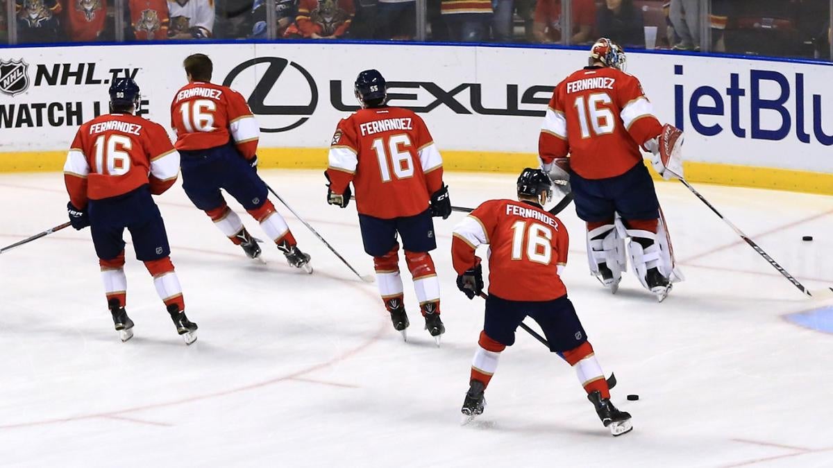 LOOK: Florida Panthers pay tribute to Jose Fernandez with jerseys, donation  