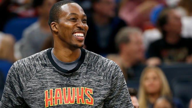 Dwight Howard in the preseason