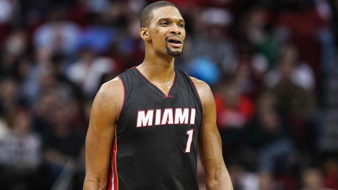 Chris Bosh with the Heat