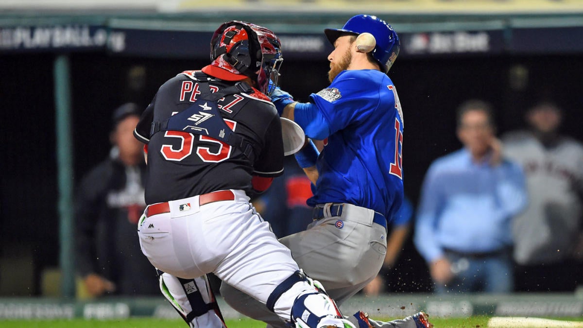 Kyle Schwarber,CHC//Oct 25,2016 Game 1 World Series at CLE