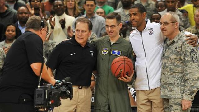 Honor For Izzo To Be Part Of Events Like Armed Forces Classic