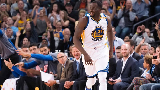 Draymond Green smiling