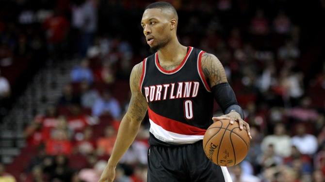 Damian Lillard in Houston