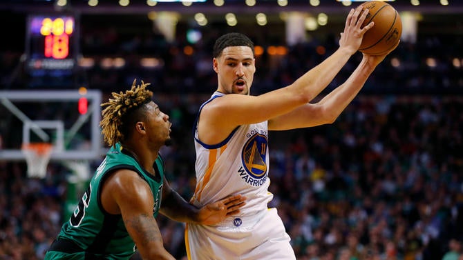 Klay Thompson in Boston