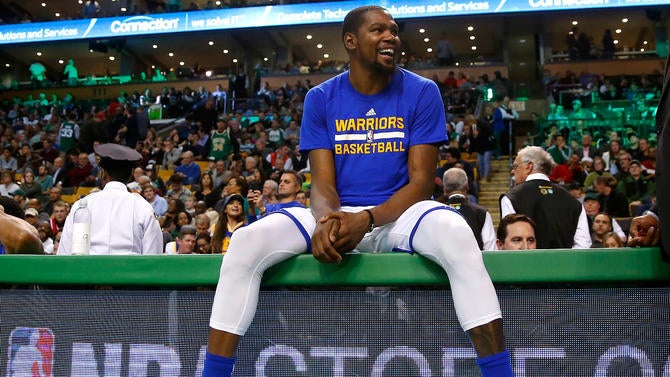 Kevin Durant in Boston