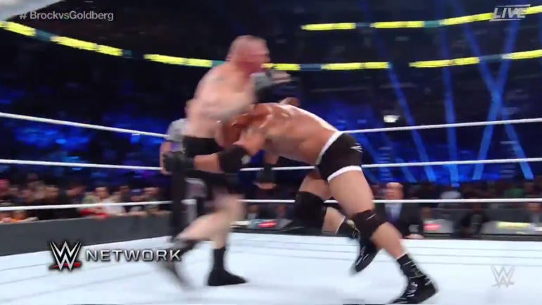WATCH: WWE fans stunned as Goldberg beats Lesnar in 84 