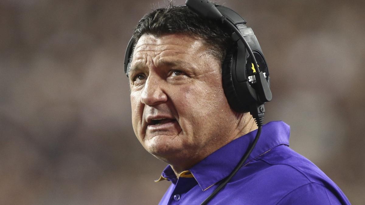 LSU football coach Ed Orgeron: ace recruiter, master motivator - CBS News