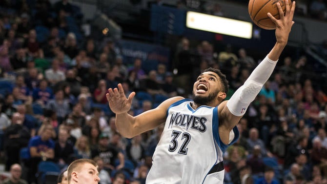 Karl-Anthony Towns on his career night