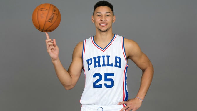 Ben Simmons on media day