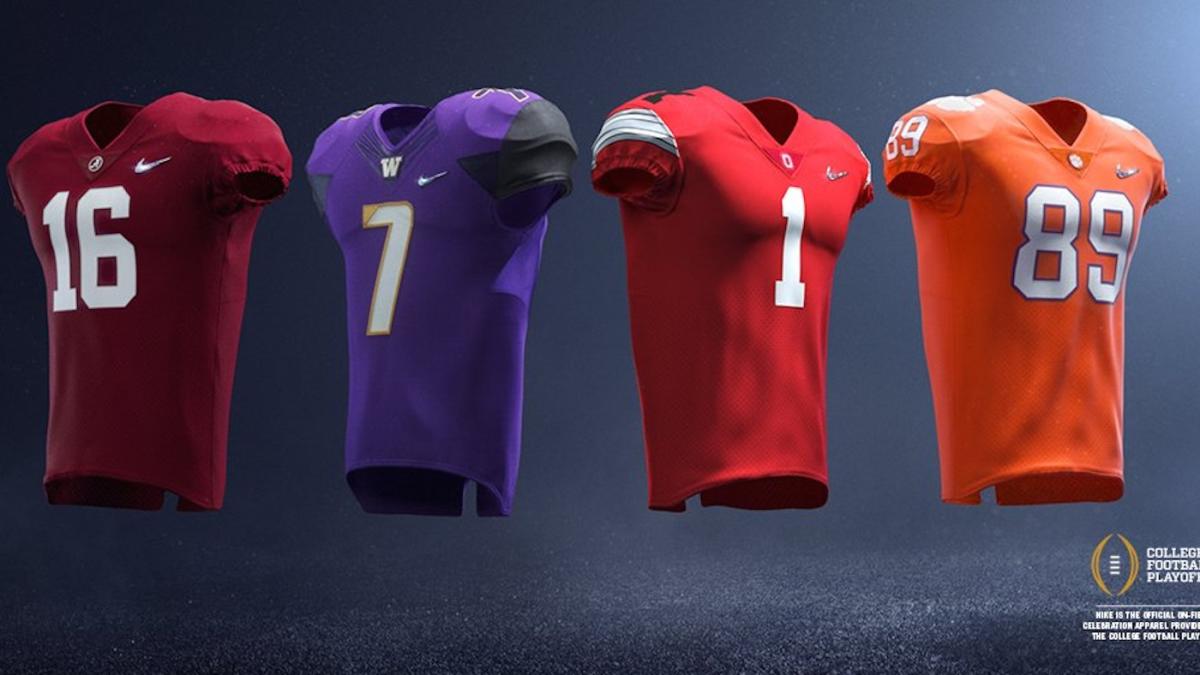 Nike uniforms for College Football 