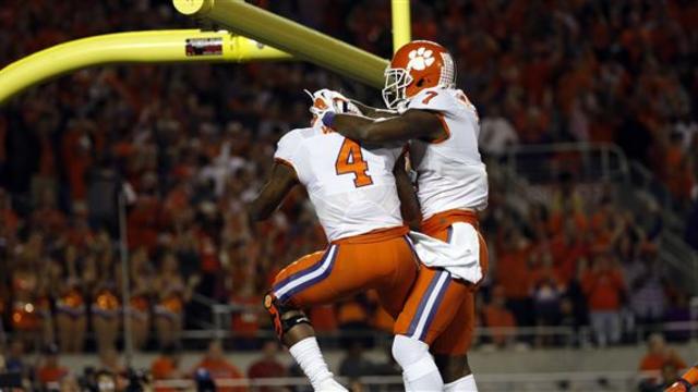 Watson Accounts For 5 Tds Clemson Beats Virginia Tech 42 35