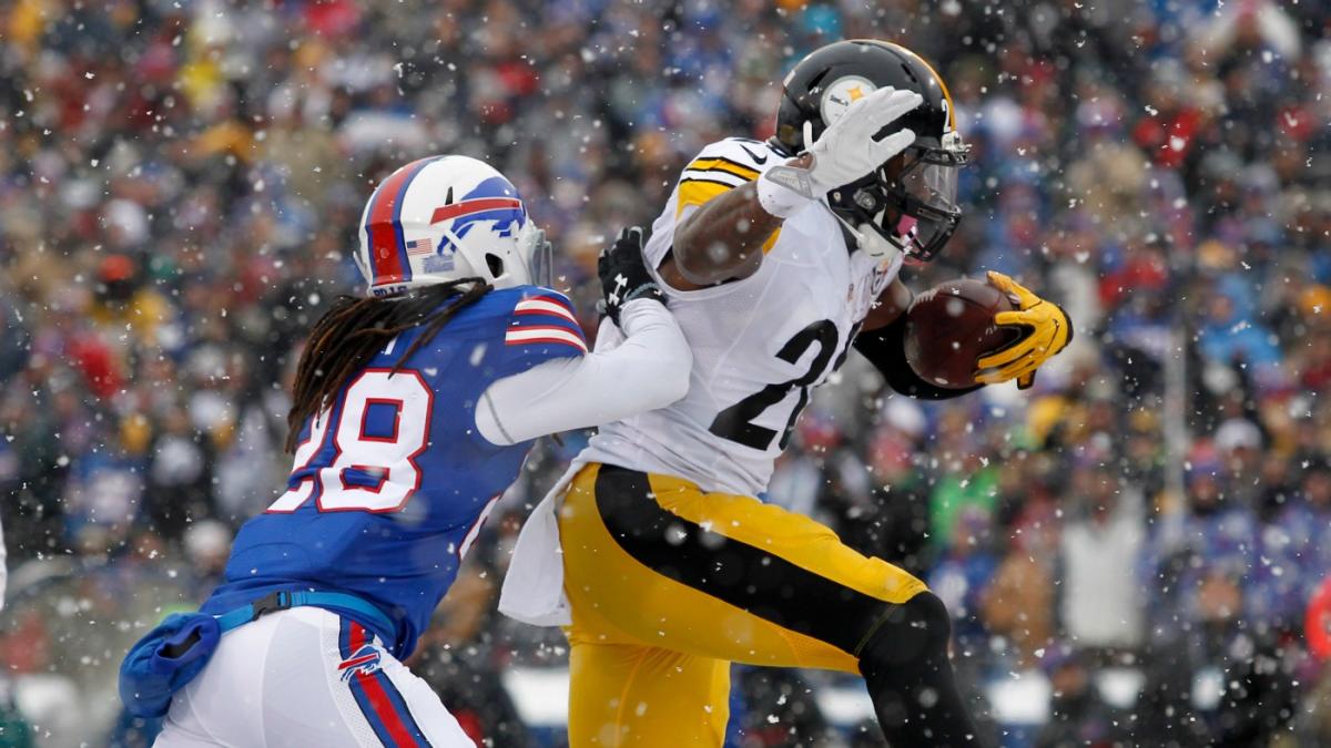 Le'Veon Bell rings up 236 rushing yards, 3 TDs as Pittsburgh Steelers top  Buffalo Bills 