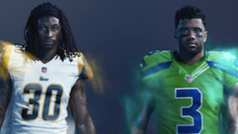 Color Rush: Here are the Seahawks' and Rams' wild uniforms 