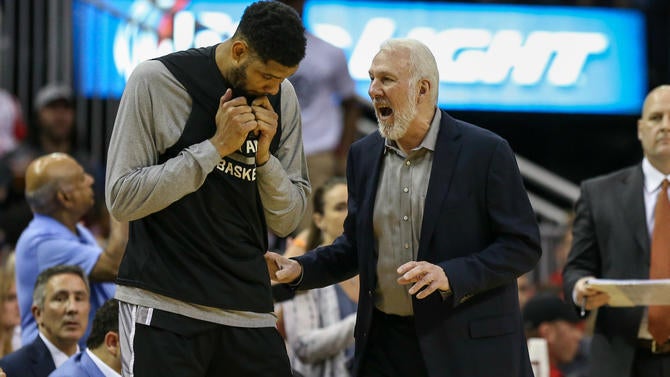 Gregg Popovich and Tim Duncan
