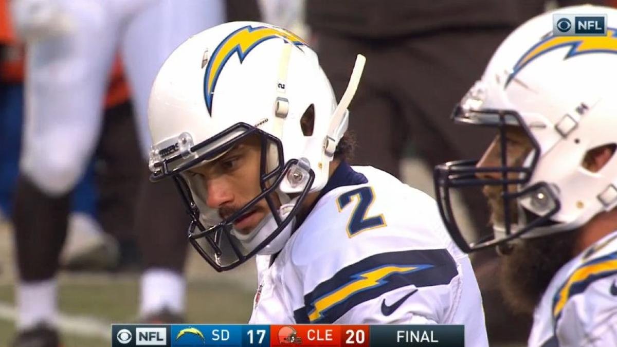 Chargers Miss Two 4th Quarter Field Goals to Give Browns 1st Win