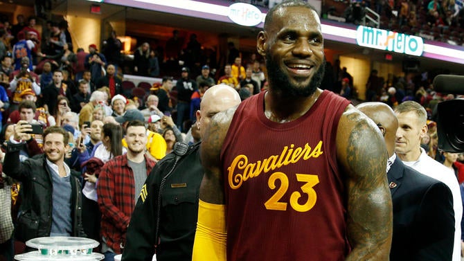 LeBron James on Christmas