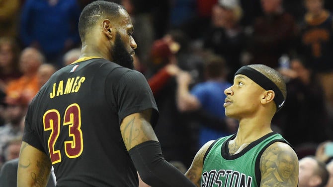 LeBron James and Isaiah Thomas