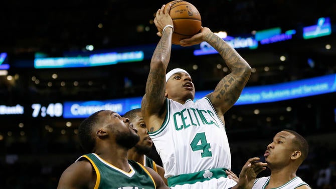 Isaiah Thomas against the Jazz