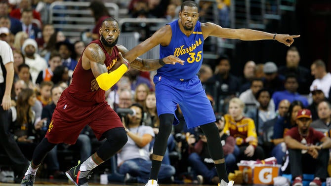 Kevin Durant and LeBron James