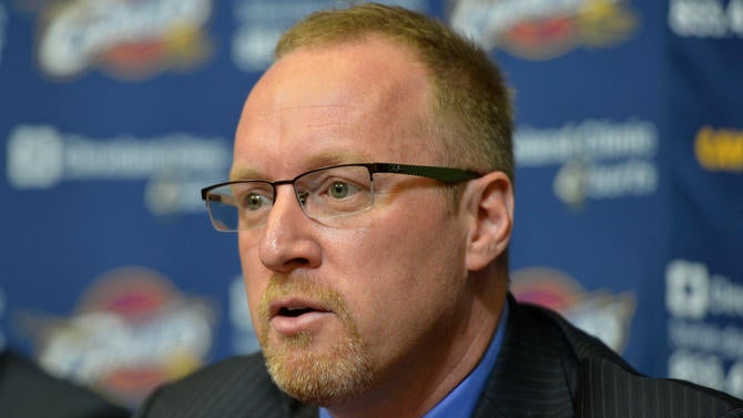 David Griffin at a press conference