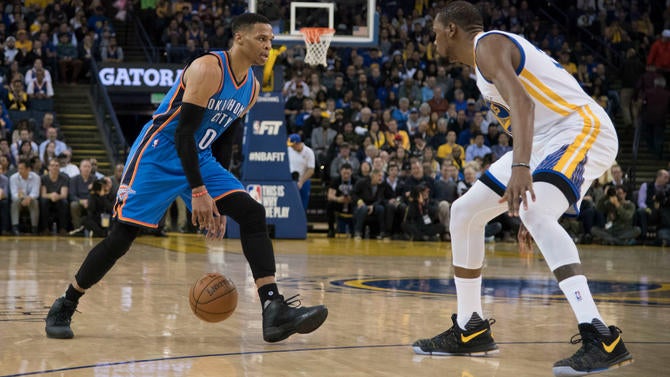 Kevin Durant and Russell Westbrook