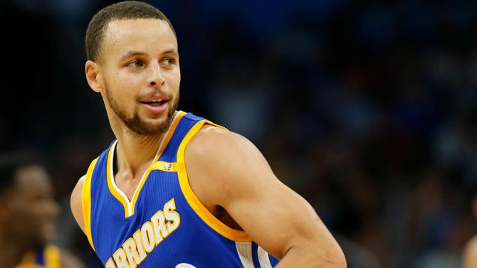 Stephen Curry happy