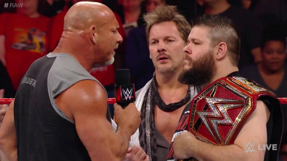 Goldberg to fight Kevin Owens for title then Brock Lesnar at WWE ...
