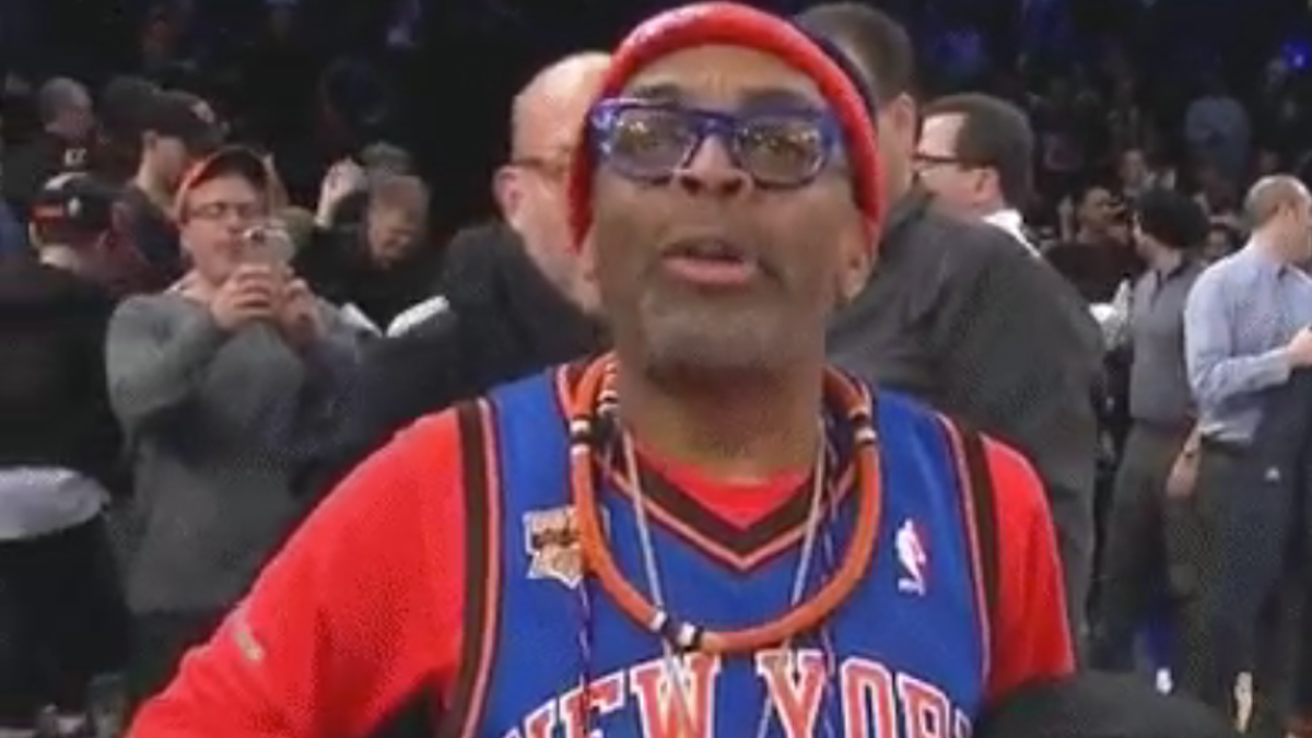 Spike Lee wears 'Charles Oakley' jersey to Knicks-Spurs game - NBC