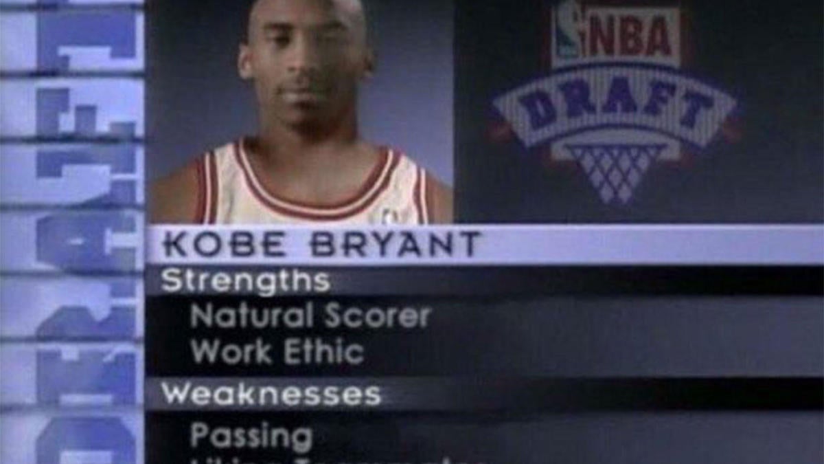 Somebody on Twitter made hilarious changes to Kobe Bryant's draft day  profile 