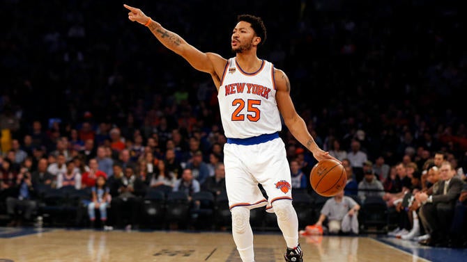 Derrick Rose at Madison Square Garden