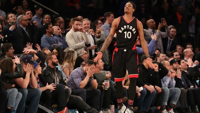 DeMar DeRozan after his game-winner