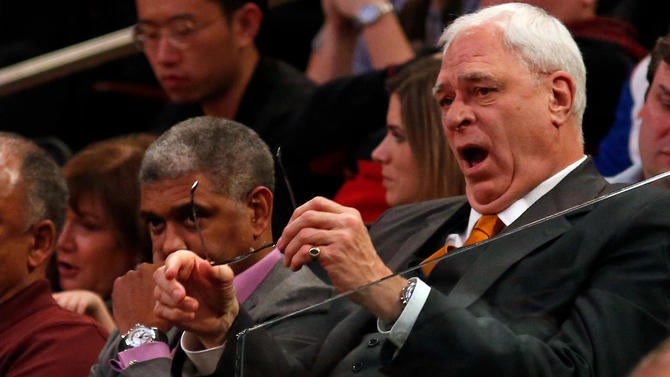Phil Jackson yawns