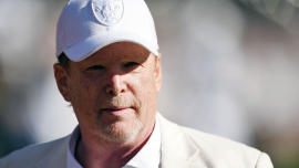 Mark Davis jokes the offseason is his 'favorite time' of year because the Raiders are undefeated
