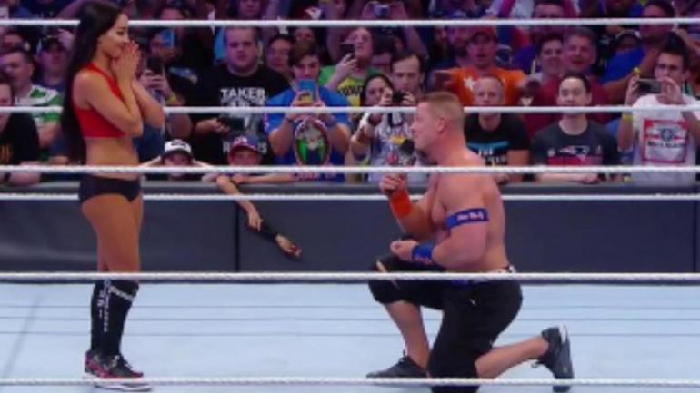 WrestleMania 33 results: John Cena proposes to Nikki Bella 