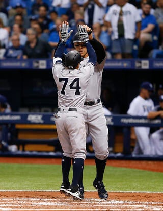 Ronald Torreyes wore Aaron Judge's jersey in a photoshoot, and he