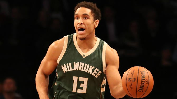 Malcolm Brogdon with the ball