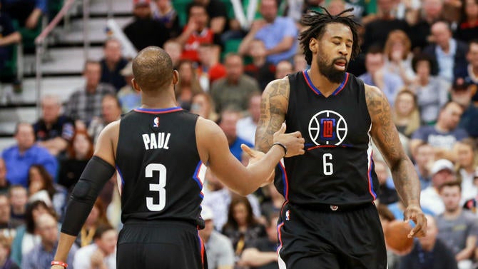 Chris Paul and DeAndre Jordan