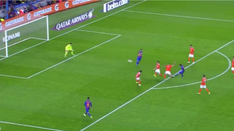 Barcelona goal highlights: Messi freezes the keeper ... - 770 x 433 png 332kB