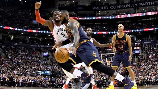 LeBron James in Toronto