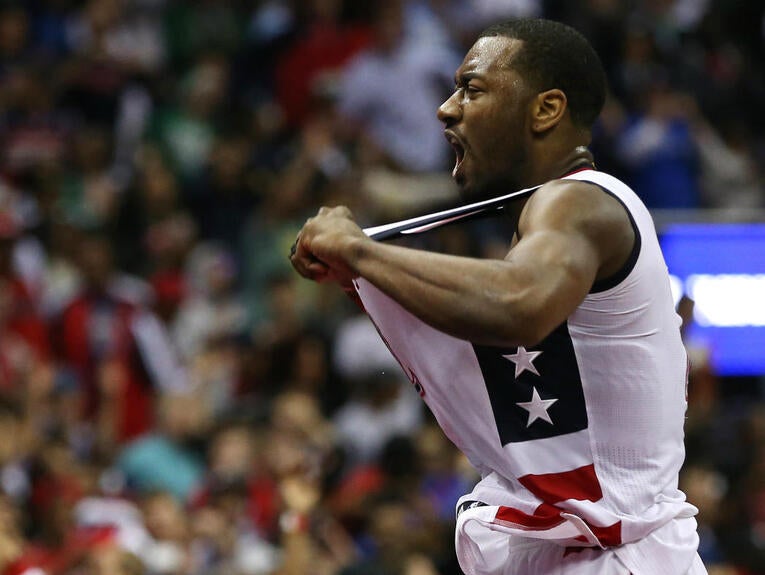 John Wall scorer's table