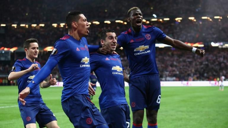 Manchester United 2 0 Ajax Pogba And Co Win Europa League Qualify For Champions League