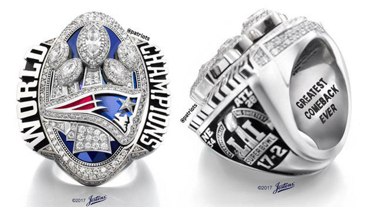 New England Patriots Super Bowl LI 2017 Championship Ring