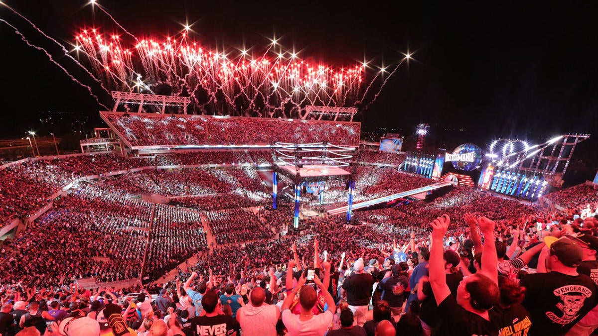 WWE announces that WrestleMania will be held in Tampa, Dallas and Los Angeles over the next three years