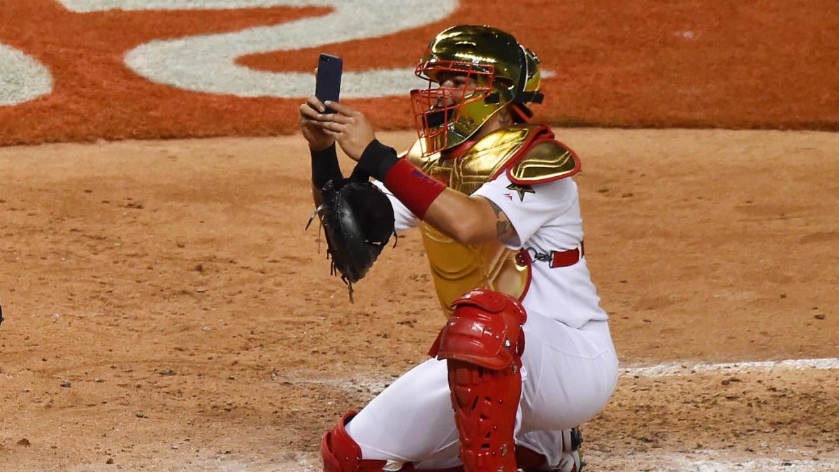 Yadier Molina wore some pretty nifty catching gear in the All-Star